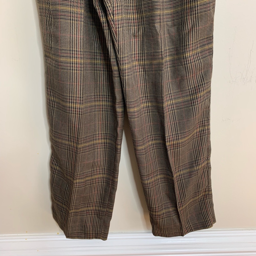 | new | plaid high waist pants | size 8 - Picture 5 of 6